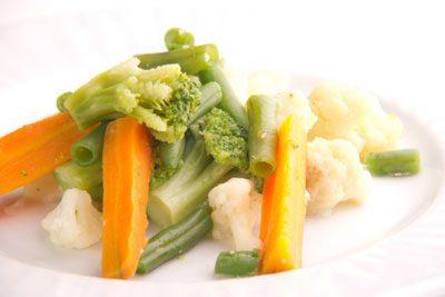 Отварные овощи