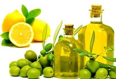 Оливковое масло и лимон