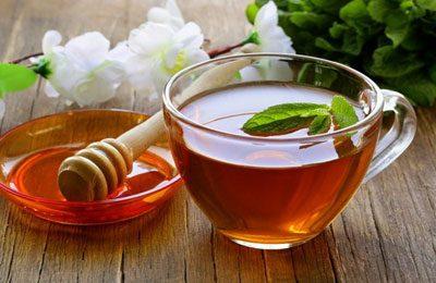 Зеленый чай с медом