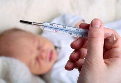 Высокая температура у младенца