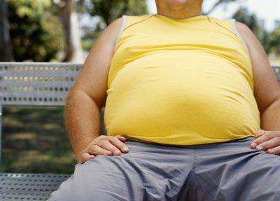Ожирение у мужчины