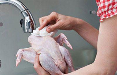 Обработка курицы перед приготовлением